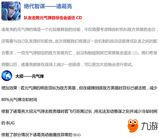 王者荣耀11月22日11个英雄调整汇总：王昭君大改 李白削弱