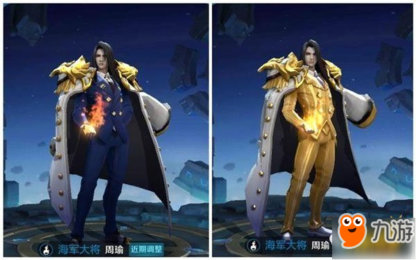 王者荣耀周瑜海军大将模型优化 狄仁杰模型动画重做
