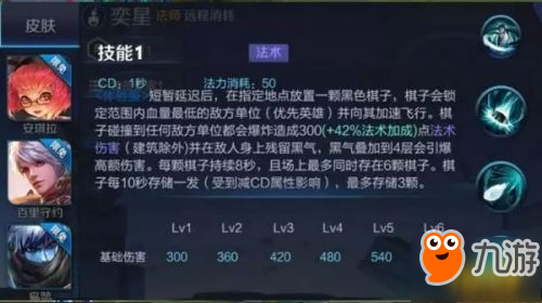 王者荣耀新英雄奕星技能汇总 奕星新技能有哪些