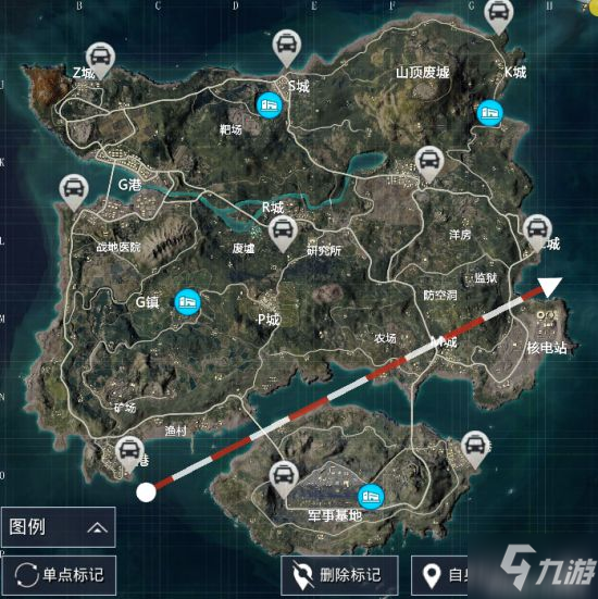 《和平精英》海岛地图苟分路线分享