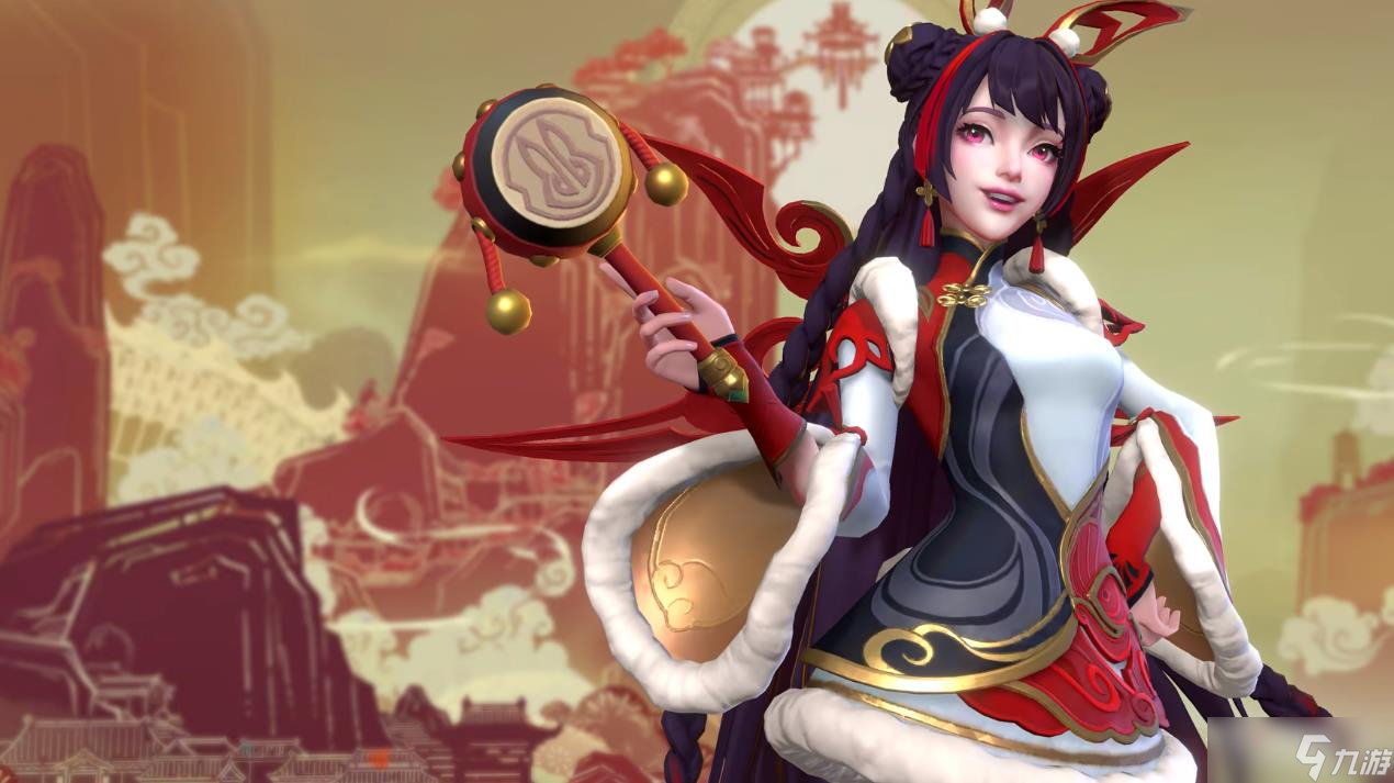《英雄联盟手游》悦鼓春生萨勒芬妮皮肤特效一览
