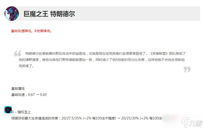 《英雄联盟》12.23版本正式服巨魔削弱一览