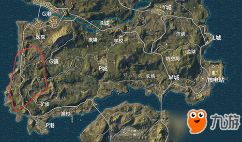 和平精英海岛野区落地推荐