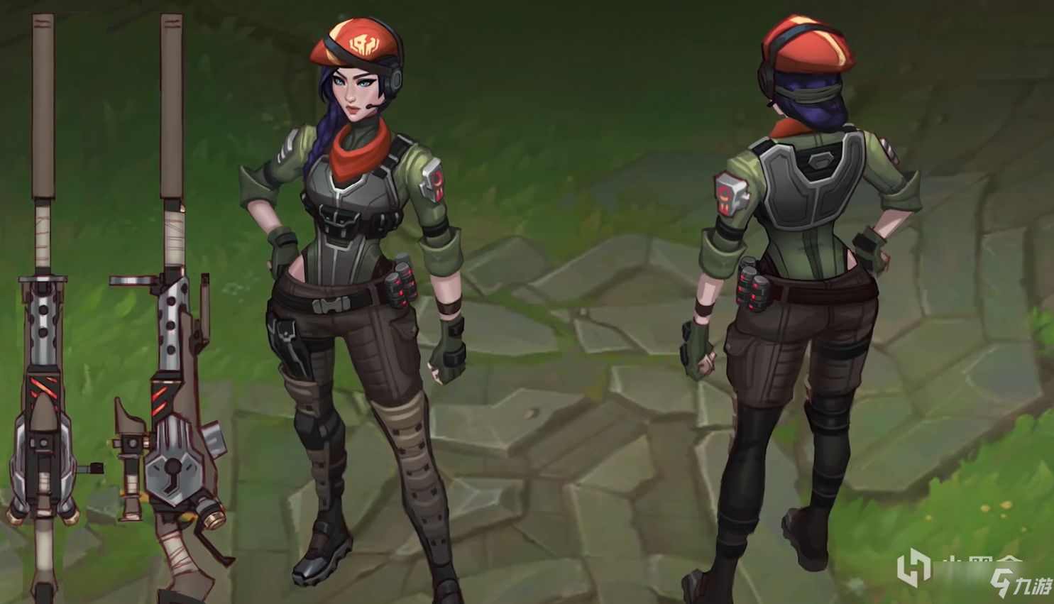 《英雄联盟》女警皮肤原画及模型调整汇总