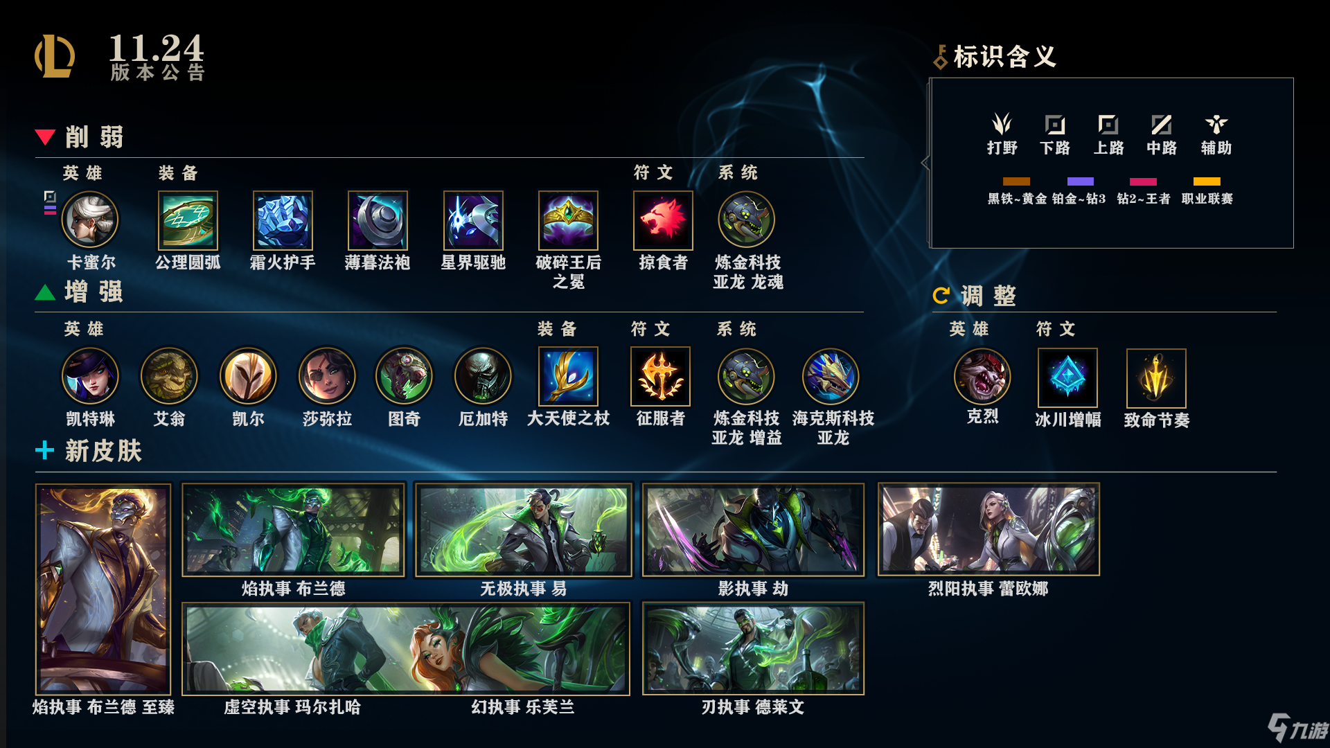 《英雄联盟》11.24版本更新公告内容分享