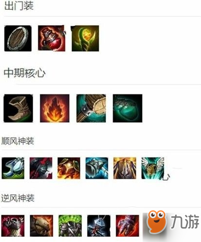 英雄联盟手游盖伦装备怎么出 盖伦装备推荐