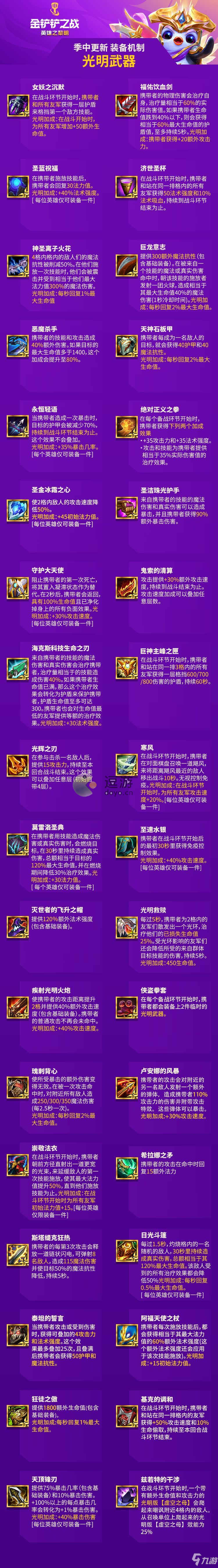 《金铲铲之战》装备机制详细介绍