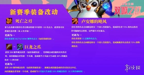 《金铲铲之战》S6装备改动一览 双城之战赛季装备重做解读