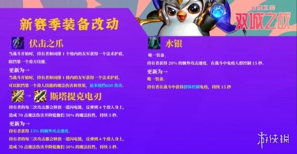《金铲铲之战》S6装备改动一览 双城之战赛季装备重做解读