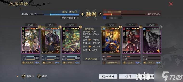 《率土之滨》当前版本10大强力队伍