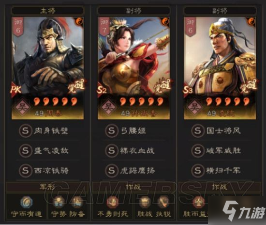 《三国志战略版》PK赛季6队共存阵容分享