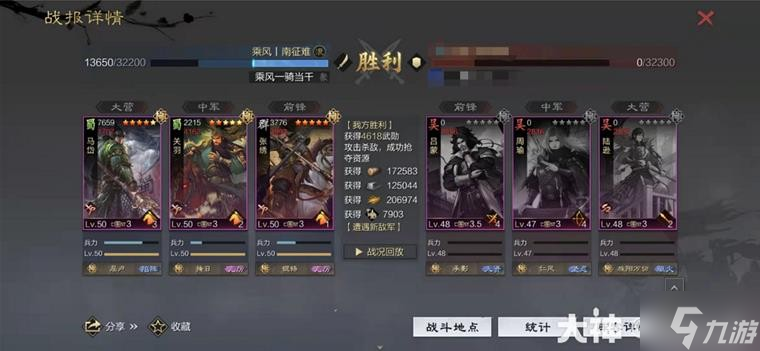 《率土之滨》当前版本10大强力队伍