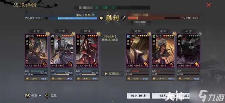 《率土之滨》当前版本10大强力队伍