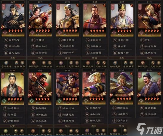 《三国志战略版》PK赛季最强共存阵容推荐