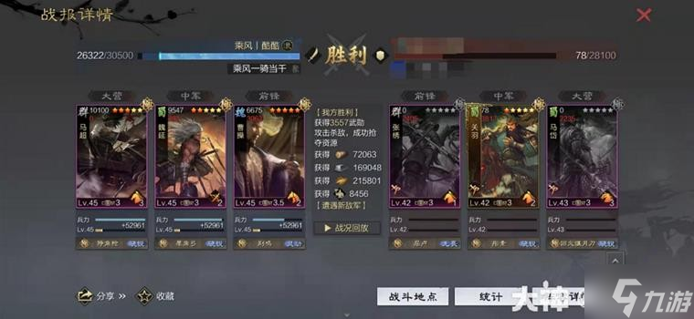 《率土之滨》当前版本10大强力队伍