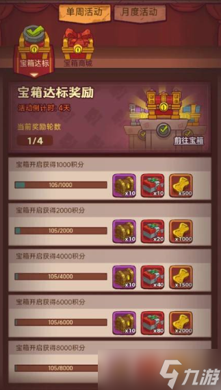 咸鱼之王宝箱活动一轮要多少箱子 具体介绍