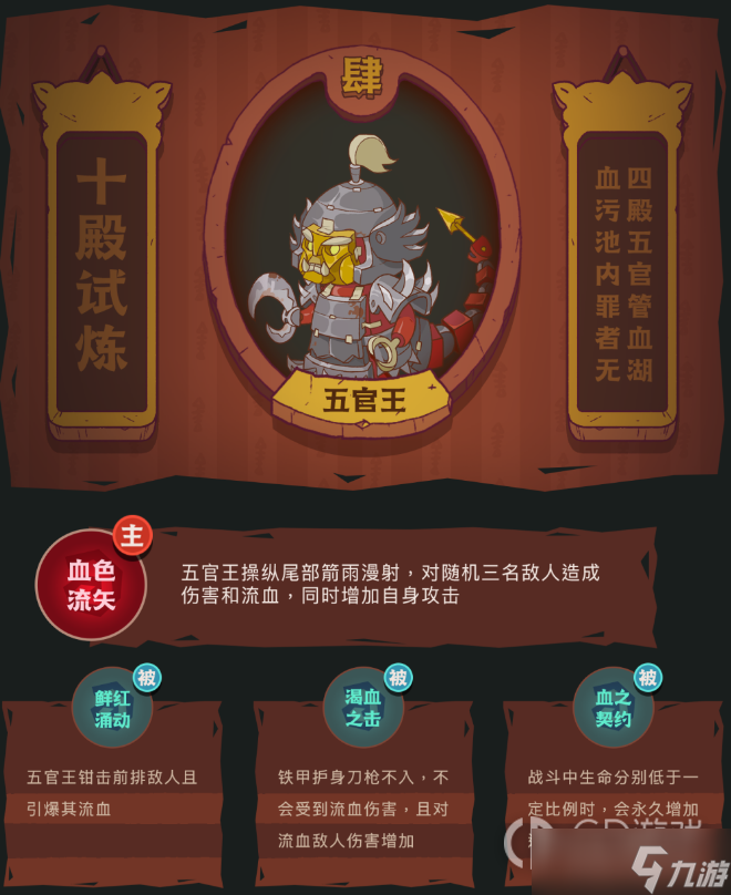 《咸鱼之王》十殿试炼五官王打法