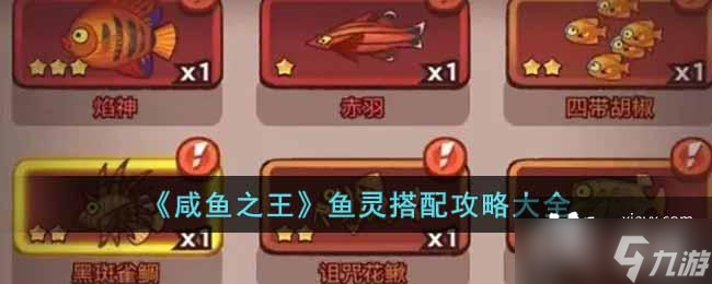《咸鱼之王》鱼灵搭配攻略大全