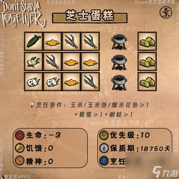 《饥荒》农作物及相关食谱一览