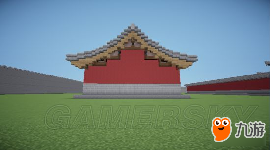 《我的世界》五开间悬山中国建筑图文教程