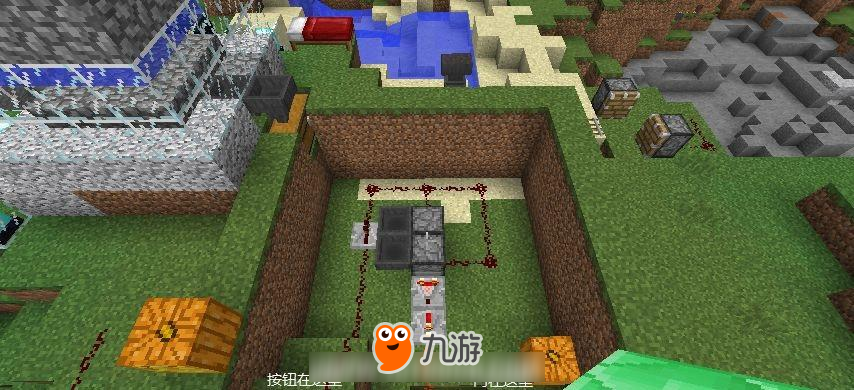 我的世界双向铁门怎么做 红石双向铁门教程