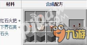 我的世界中国版红石比较器有什么用 红石比较器怎么做