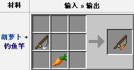 我的世界中国版胡萝卜钓竿合成及用途全面分析