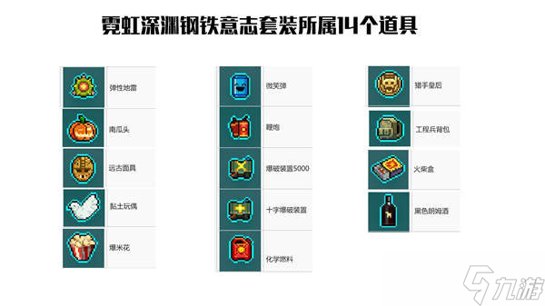 霓虹深渊无限钢铁意志套装一览