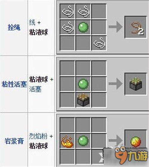 我的世界中国版粘性活塞的制作合成方法分享