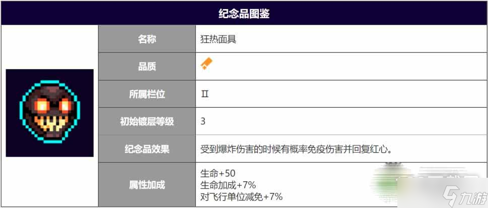 霓虹深渊无限狂热面具强度详情