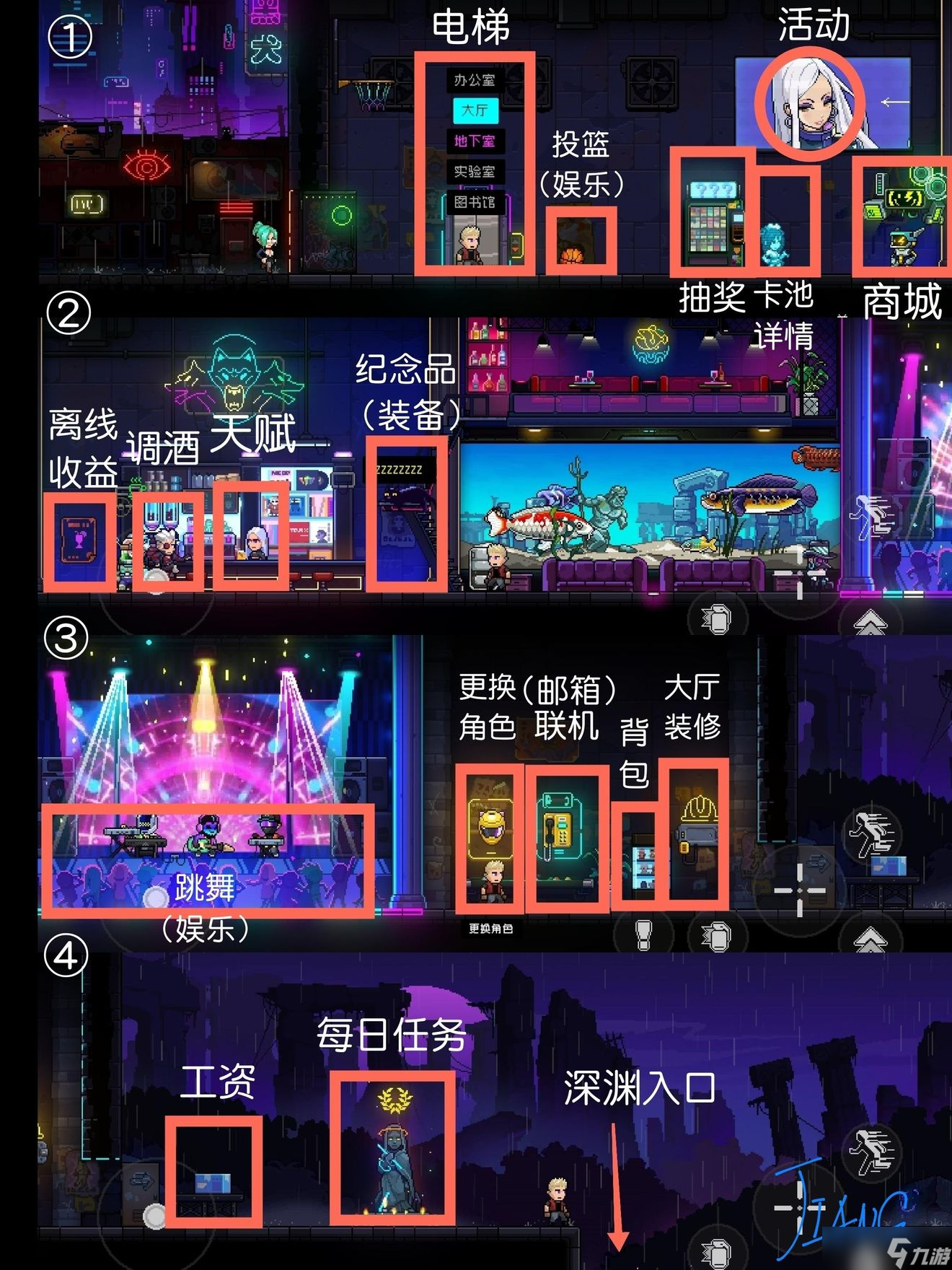 霓虹深渊无限大厅功能介绍
