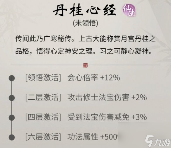 《一念逍遥》咏桂茶宴活动介绍 咏桂茶宴活动奖励