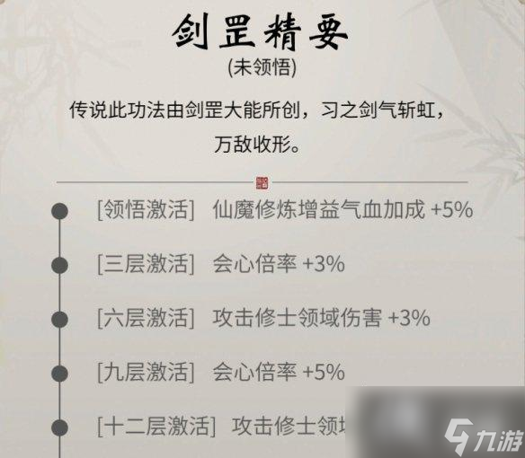 一念逍遥剑罡精要介绍