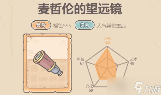 最强蜗牛麦哲伦的望远镜属性