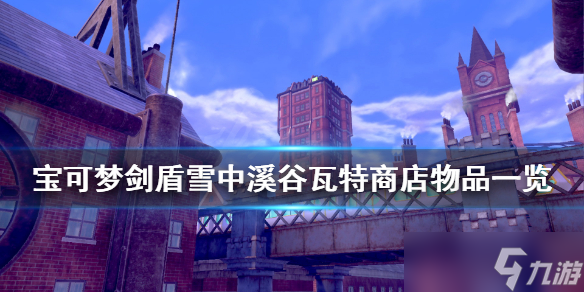 《宝可梦剑盾》雪中溪谷瓦特商店物品有什么？雪中溪谷瓦特商店物品一览
