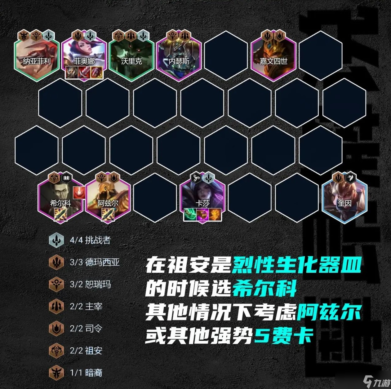 云顶之弈手游S9.5第一周最强阵容