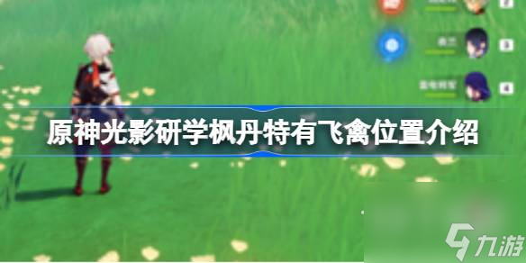 原神光影研学枫丹特有飞禽位置介绍