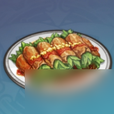 《原神》兽肉薄荷卷食谱分享