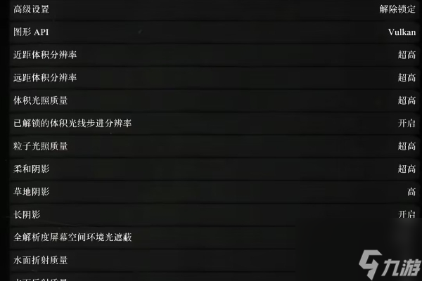 收获日3画面设置推荐