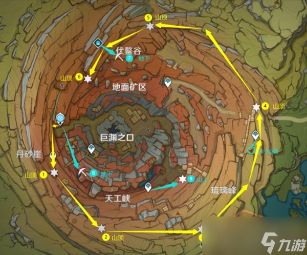 《原神》4.0全9个老石位置整理
