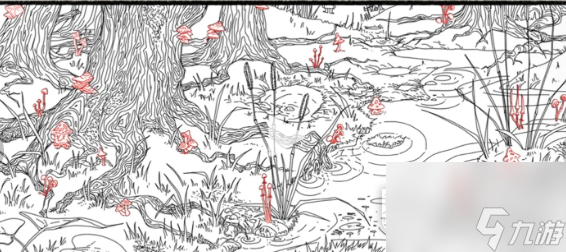 全民剧本大师红伞伞找齐图中100朵蘑菇通关方法