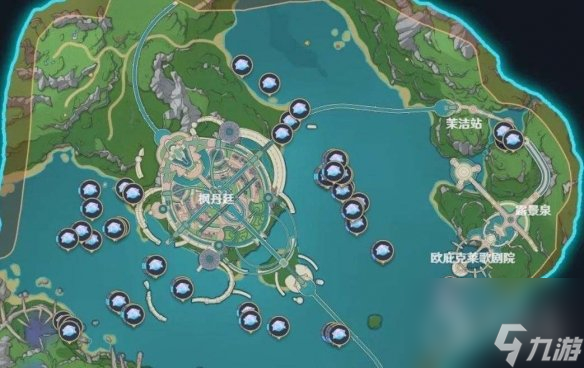 原神海露花高效采集路线一览-原神海露花高效采集路线攻略一览