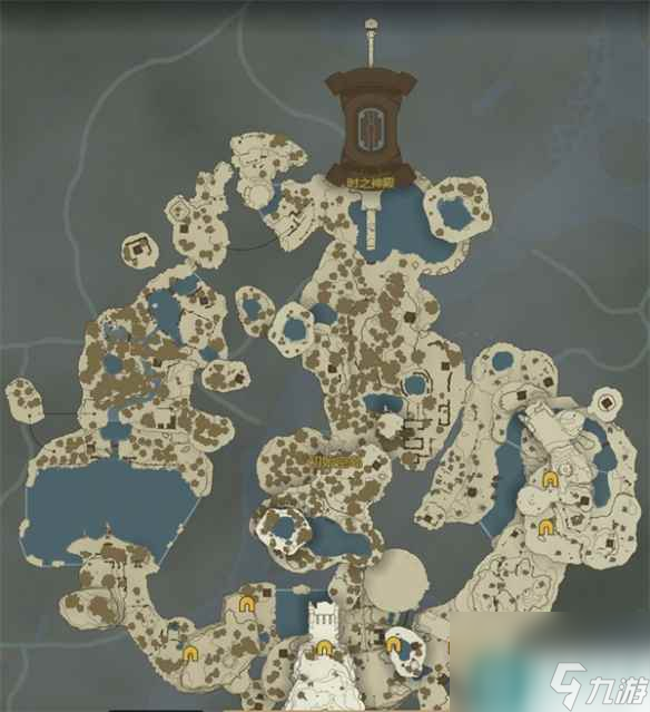 《塞尔达传说：王国之泪》洞窟地图一览