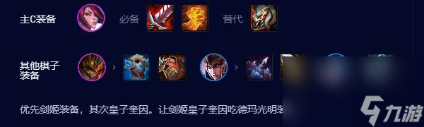 云顶之弈s9.5剑姬主c阵容玩法攻略