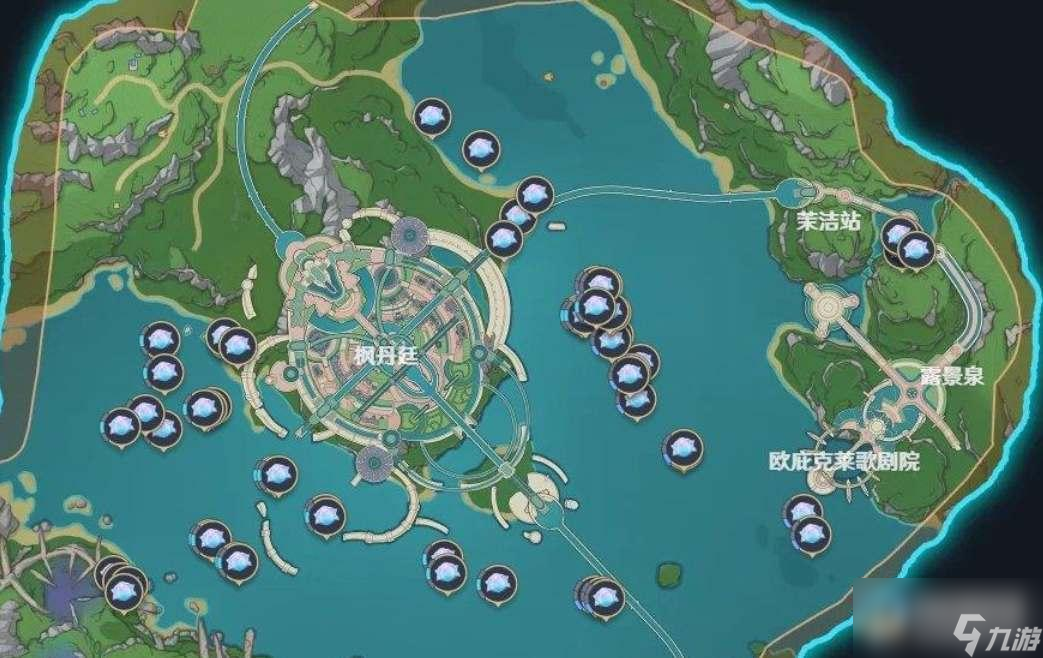 《原神》海露花高效采集路线攻略
