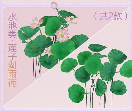 剑网3莲子湖雨荷水池类多少钱