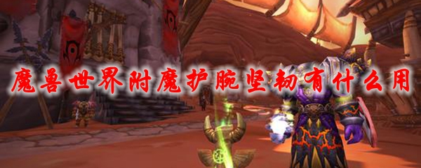 《魔兽世界》附魔护腕坚韧有什么用