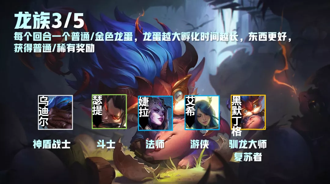 《云顶之弈》s5龙族羁绊属性预览