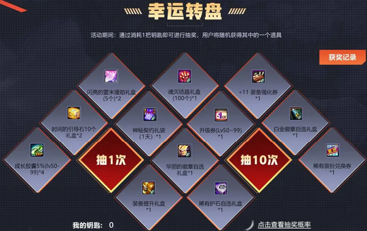 2021《dnf》4月黄钻好礼大升级活动地址