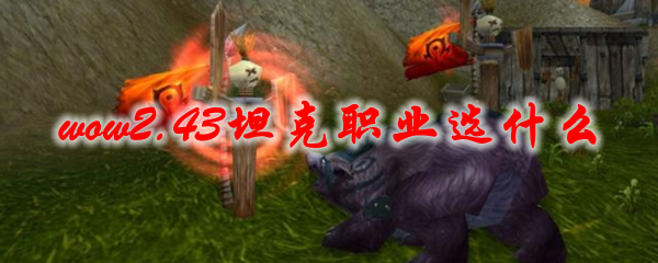 魔兽世界2.43坦克职业选什么